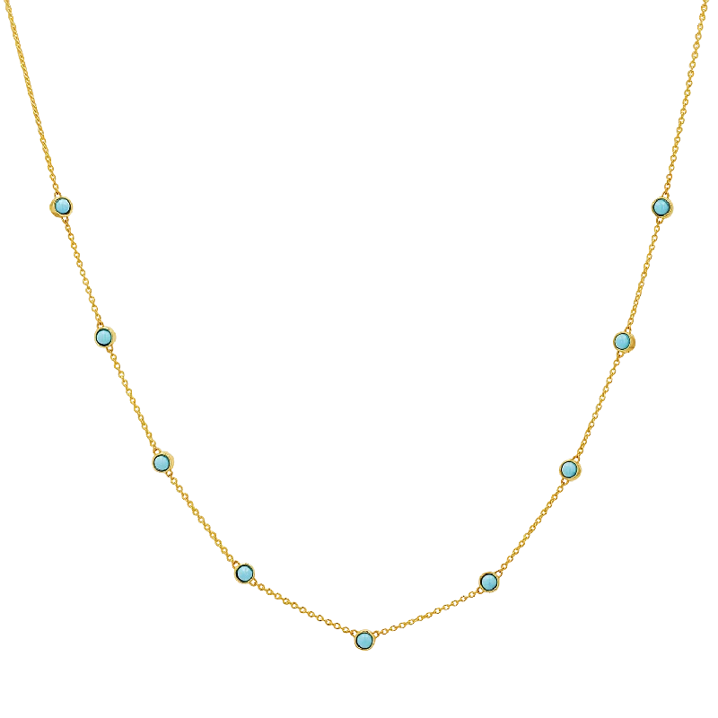 Genuine Turquoise Strand Necklace