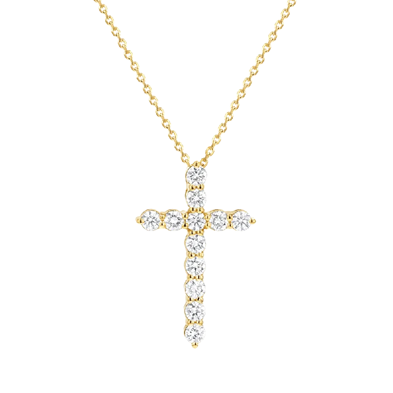 Kids Diamond Cross Necklace