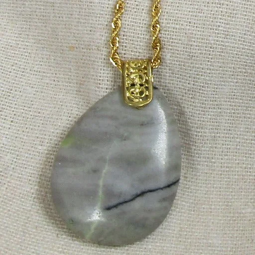 Jasper Gemstone Pendant  Necklace