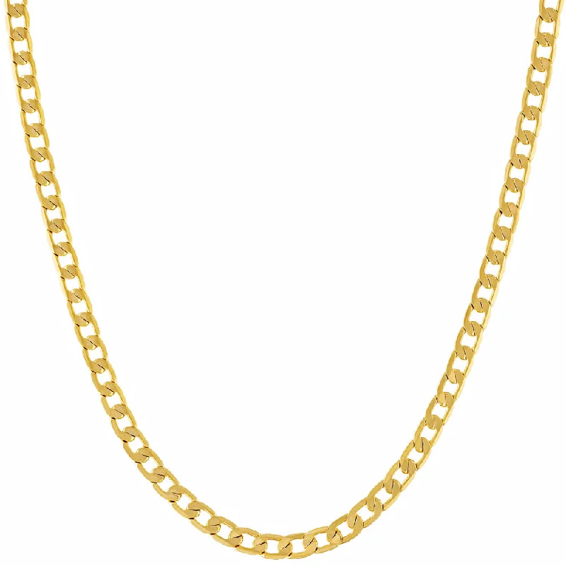 3mm Flat Cuban Link Chain