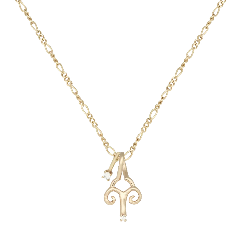 Aries Horoscope Necklace