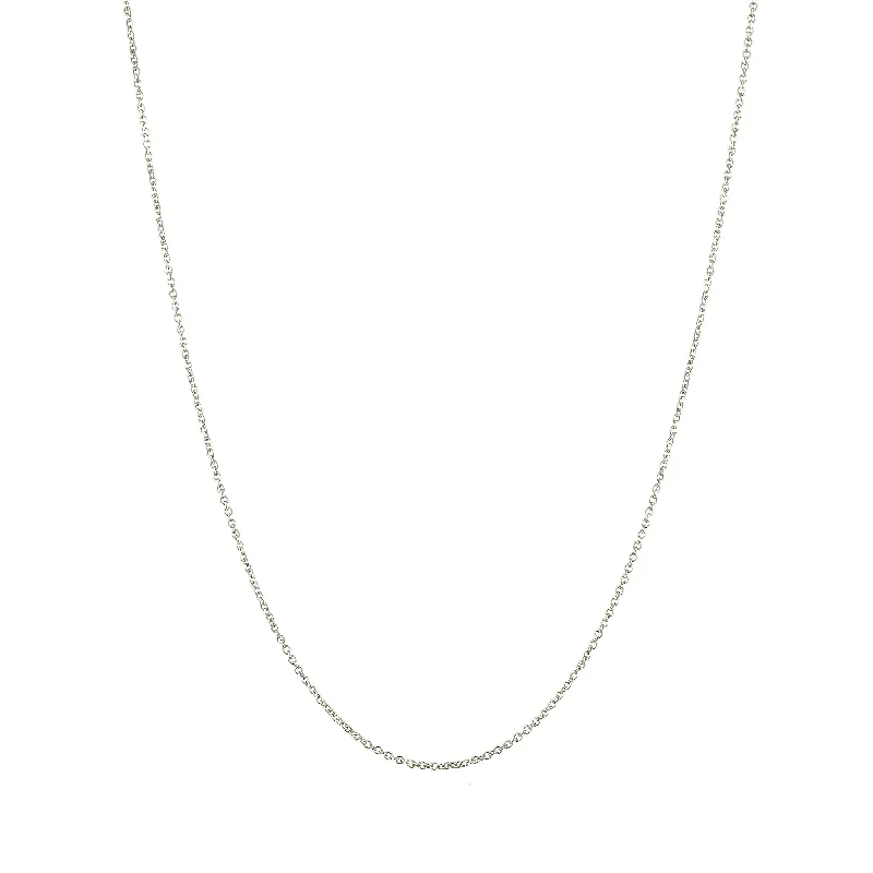 Cable Chain Necklace Sterling Silver