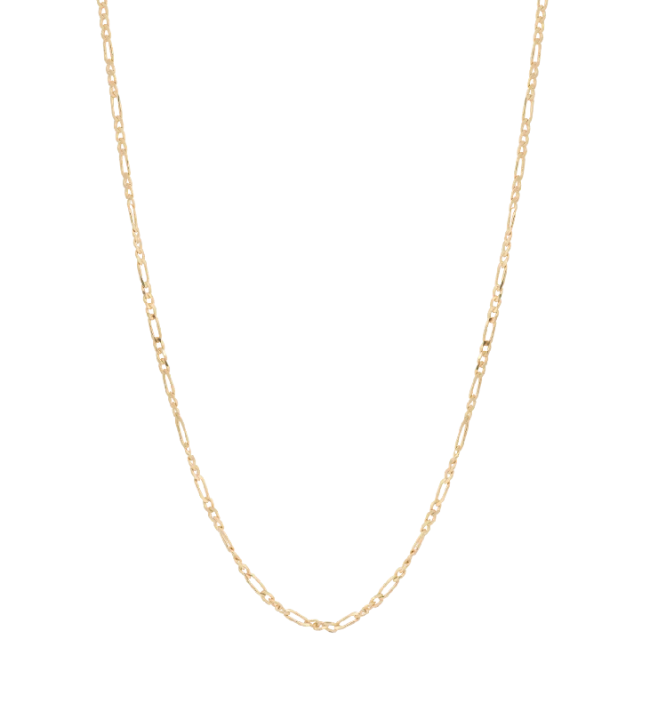 Collier Figaro Chain Necklace 14K