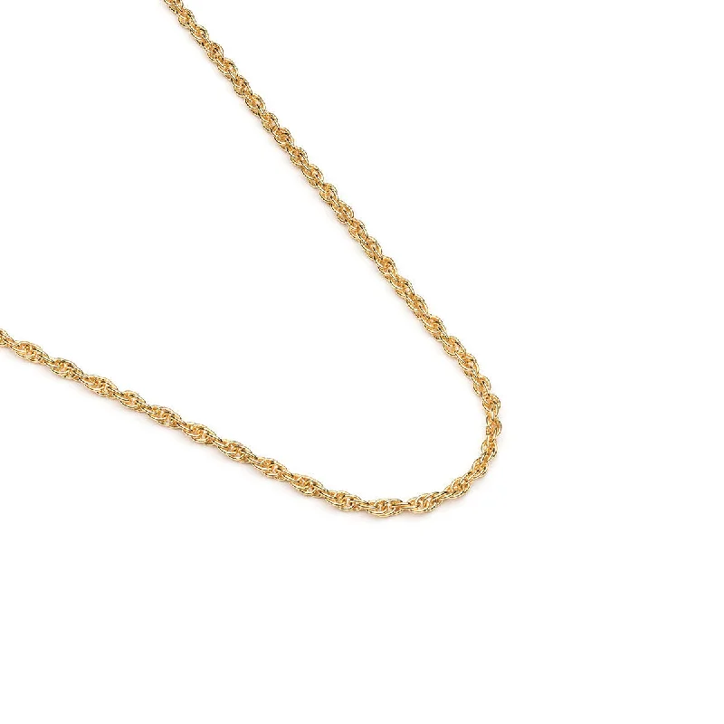 Gold Plated 18 inch Fancy Chain Necklace