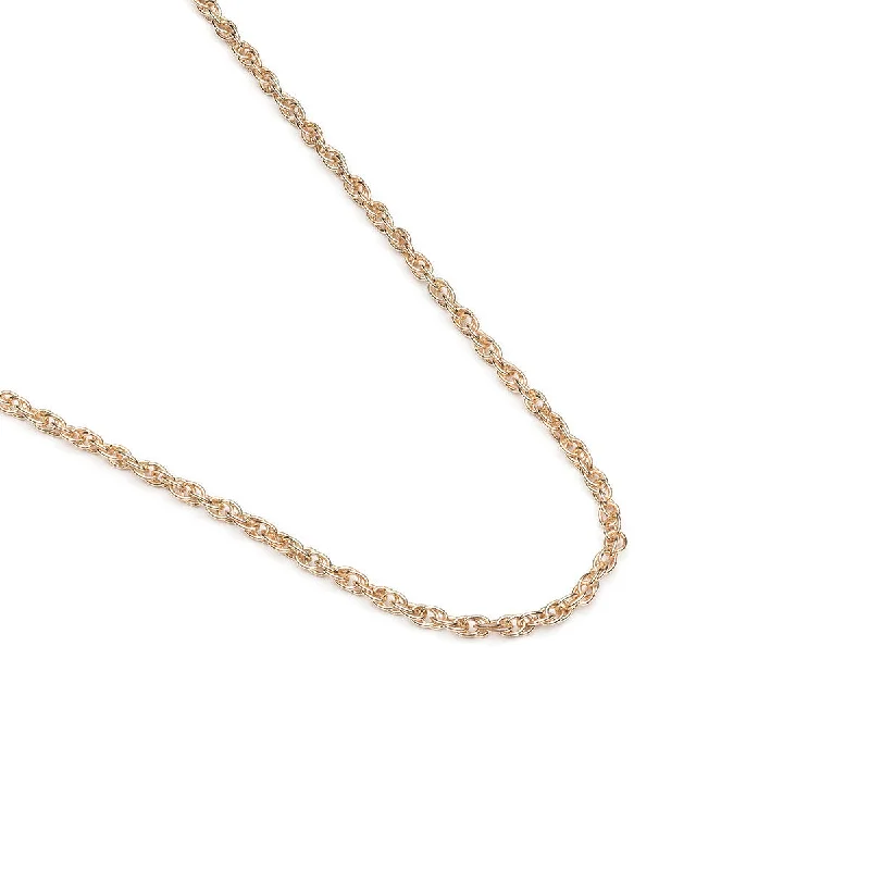 Gold Plated 20 Inch Fancy Chain Necklace