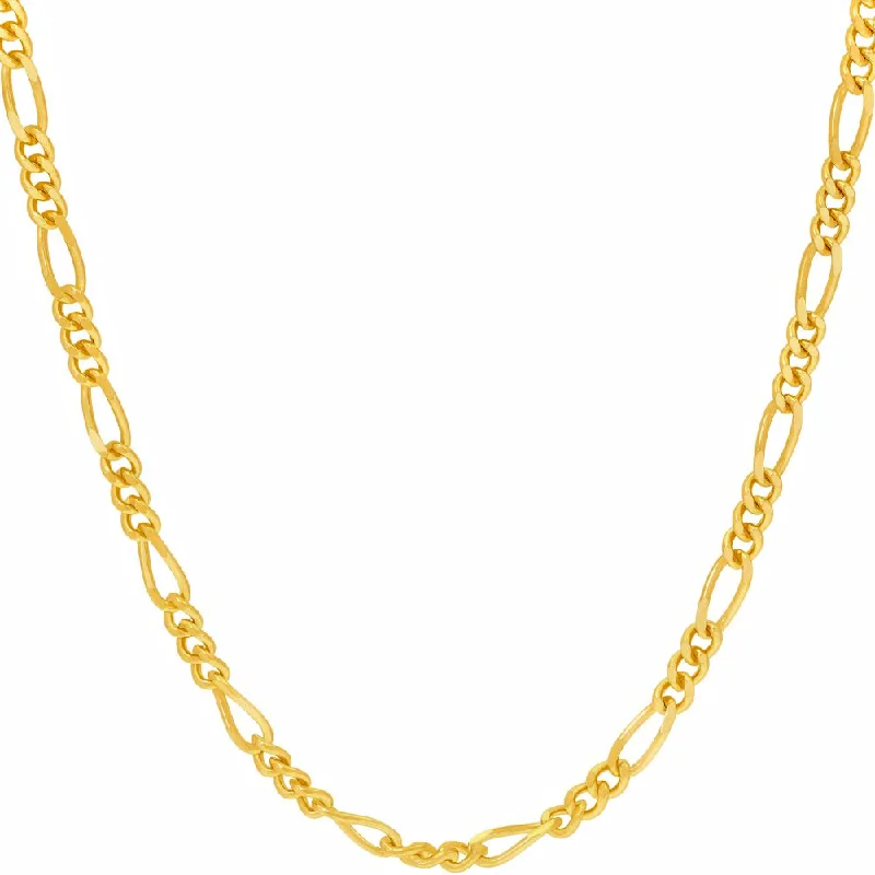 3.5mm Figaro Chain Necklace Figaro Chain Round