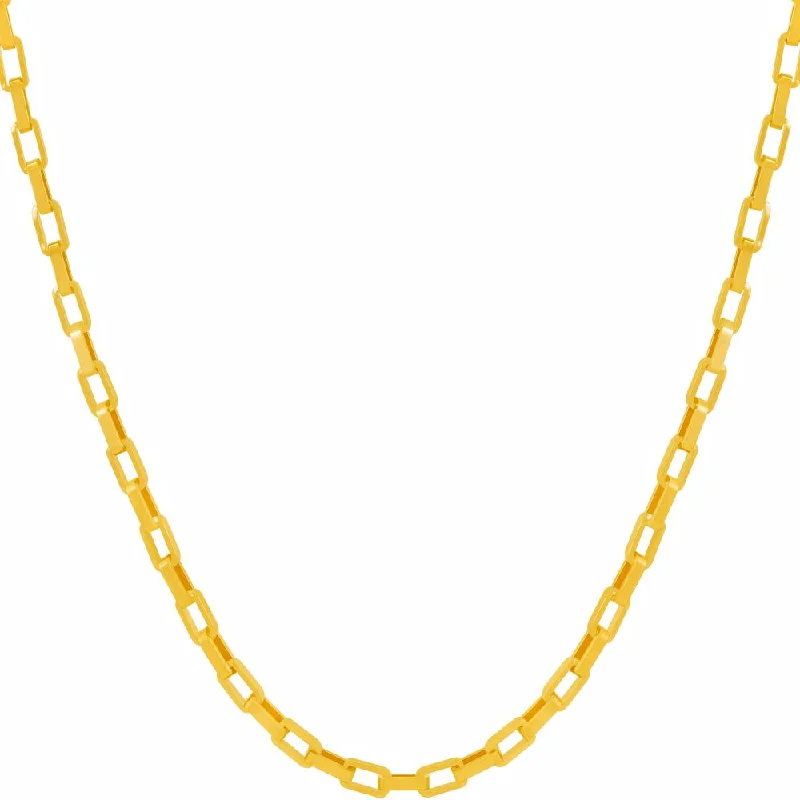 3mm Paperclip Chain Necklace