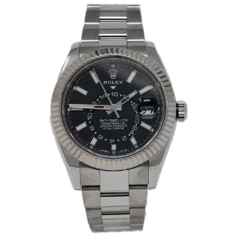 Rolex Sky-Dweller 42mm Black Dial Ref# 326934