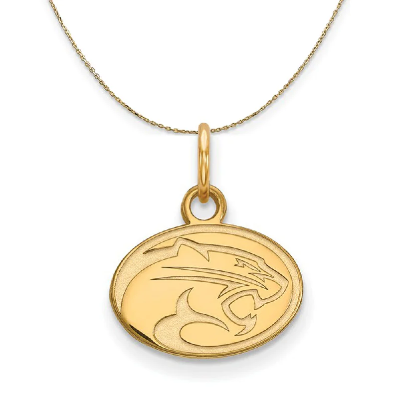 14k Yellow Gold U. of Houston X-Small Necklace