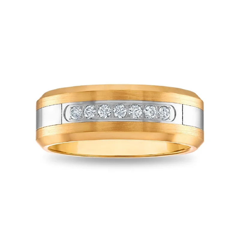 1/5 CTW Diamond Wedding Ring in Tungsten