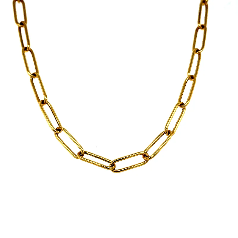 14k Paperclip Chain