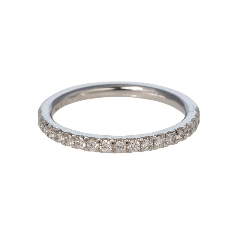 .29ctw Diamond Pavé 14K White Gold Halfway Band