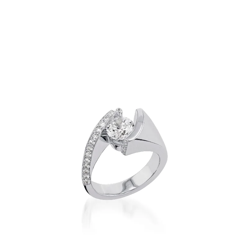 Embrace White Gold Engagement Ring