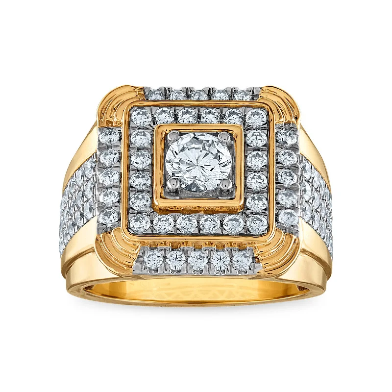 Signature EcoLove 2 1/2 CTW Diamond Fashion Ring in 14KT Yellow Gold