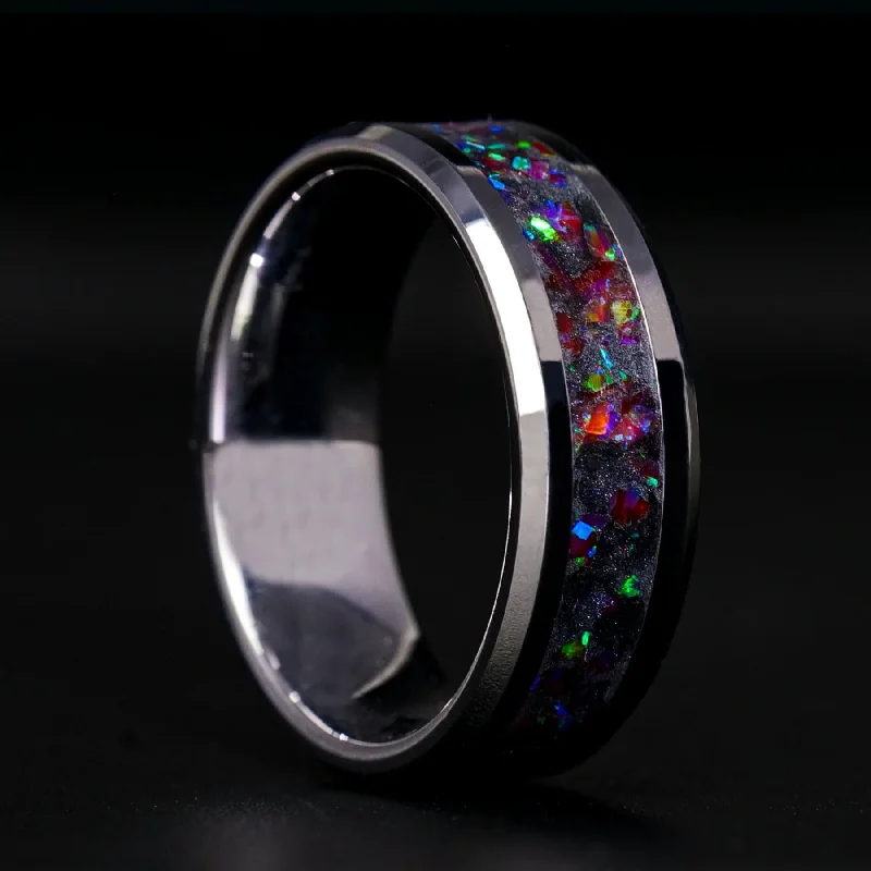 The Imperial | Opal and Tungsten Glowstone Ring