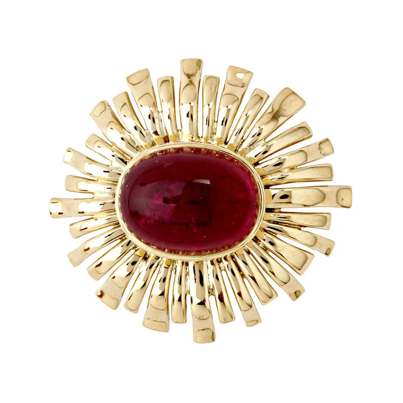 Brooch- Rubellite