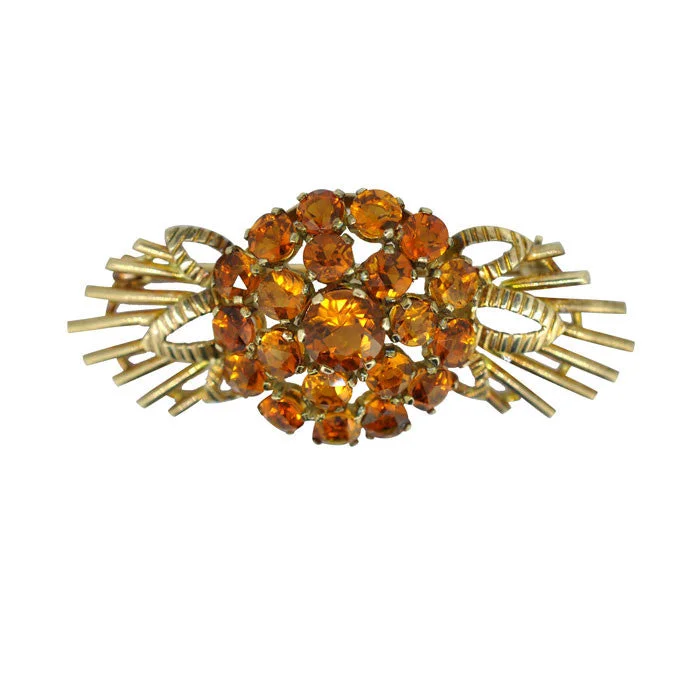 Citrine Brooch