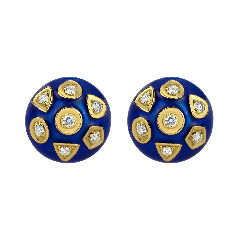 Earrings - Diamond (Enamel)