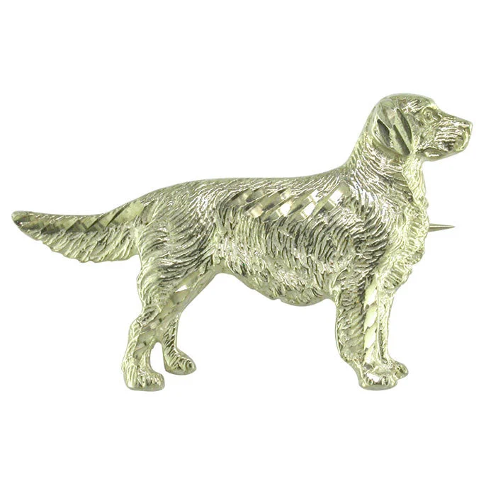 Retreiver Dog Brooch