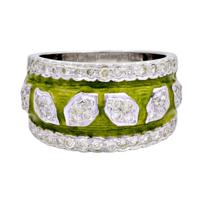 Ring- Diamond (Enamel)