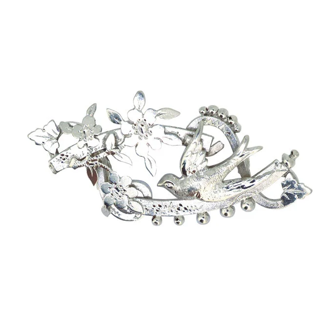 Silver Bird Brooch