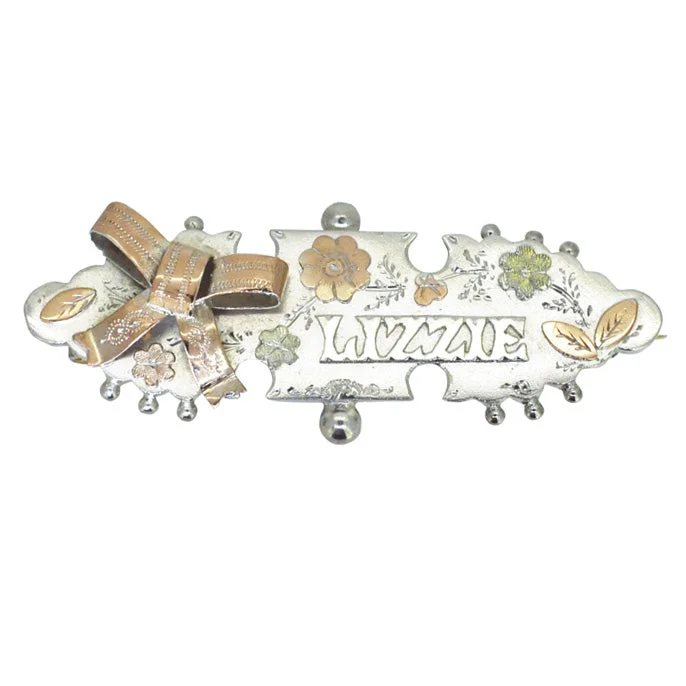 Silver 'Lizzie' Brooch