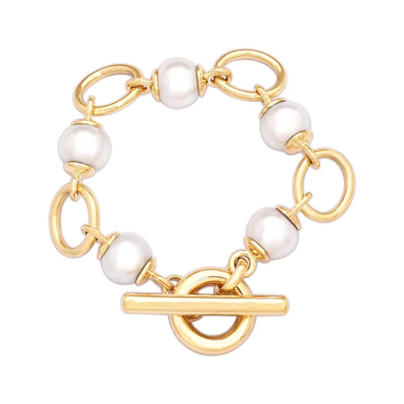 Toggle Bracelet- South Sea Pearl